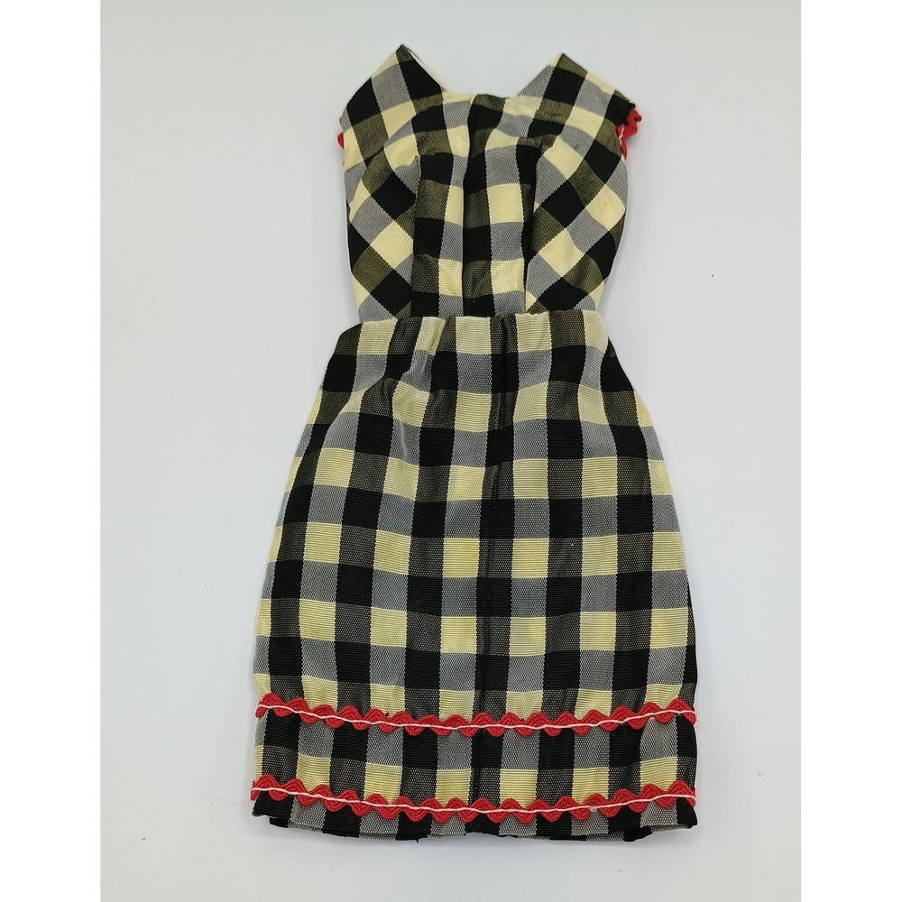 Vintage Barbie Fitted Gingham Dress
